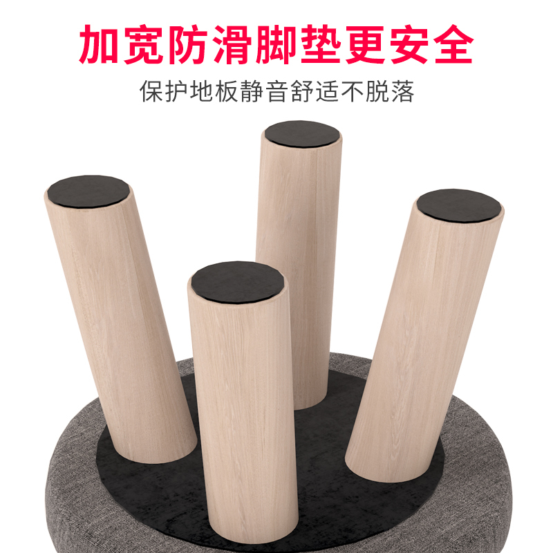 小凳子家用实木圆矮凳可爱儿童沙发凳宝宝椅子时尚布艺创意小板凳