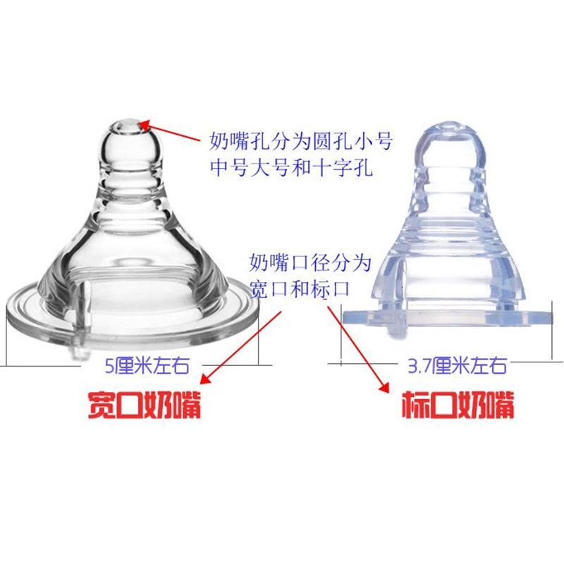 【买2送1】可配贝亲爱得利好孩子bobo 标口宽口径奶嘴儿奶嘴图片