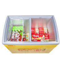 星星(XINGX)SCD-312YE 312升冰柜商用展示柜 雪糕柜饮料柜 冷藏冷冻双温柜 卧式商用冷藏展示柜