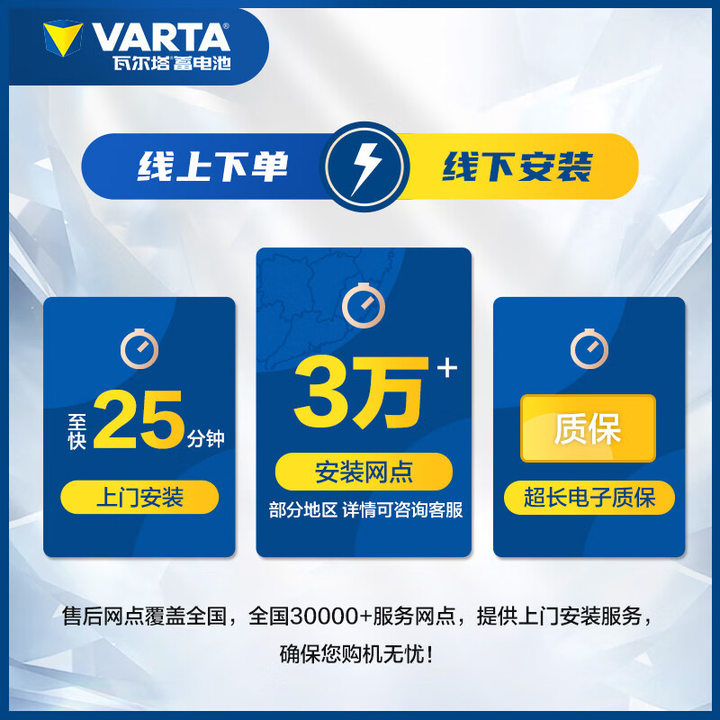 瓦尔塔蓄电池蓝55B24R适配威志威姿森雅熊猫奇瑞A1QQ3汽车电瓶 以旧换新