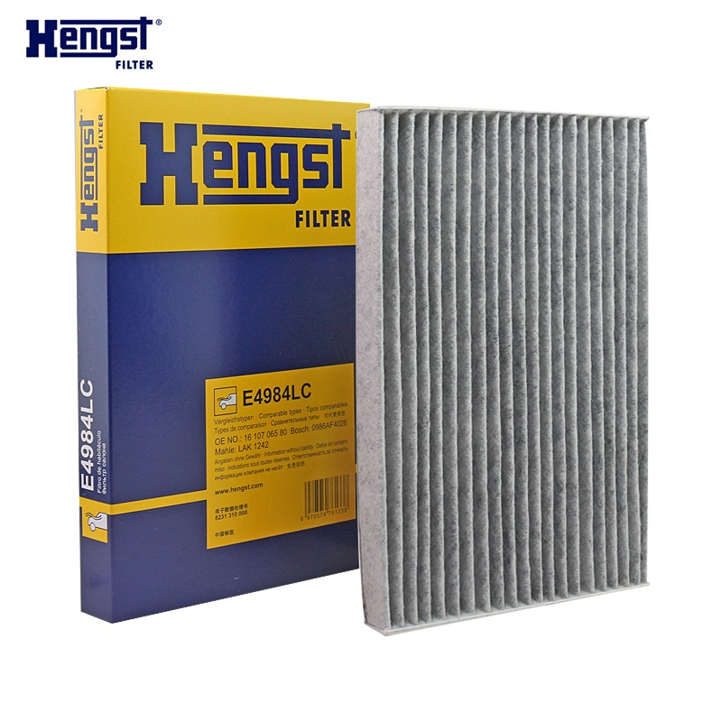 汉格斯特(hengst)空调滤清器带碳E4984LC适用于标致301 C3-XR 14款爱丽舍