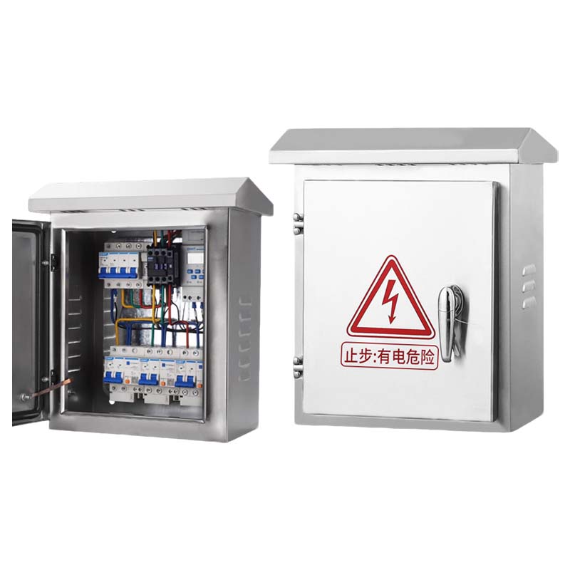 鑫导 304不锈钢配电箱 室内400*300*250mm-1.2 个高清大图