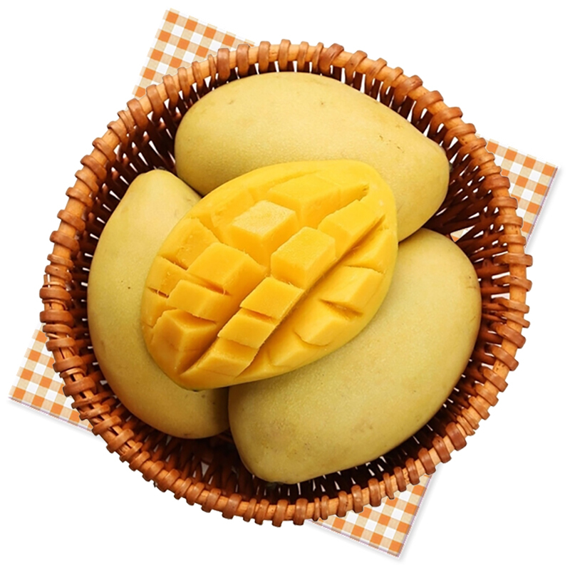 展卉芒果 展卉 广西高乐蜜芒果 1.5kg装 单果250g-400g 新鲜水果【价