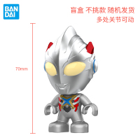 万代奥特积木奥特英雄人偶盲盒一套九个装