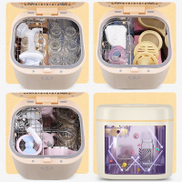 小熊（Bear）奶瓶消毒器带烘干 婴儿消毒柜 紫外线消毒锅 宝宝餐具玩具上拉式杀菌消毒器10L XDG-A01E1