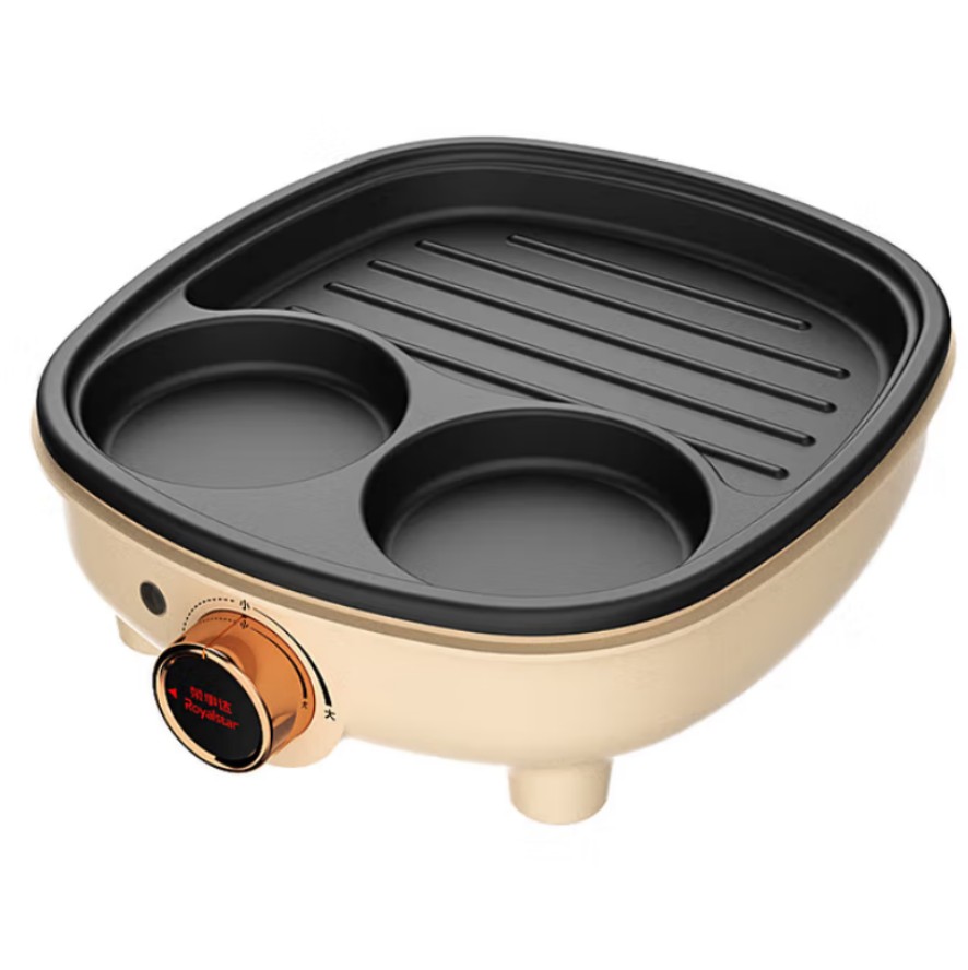 荣事达(Royalstar)早餐机 美味早餐分区煎烤无级火力食品级材料 RS-B702A