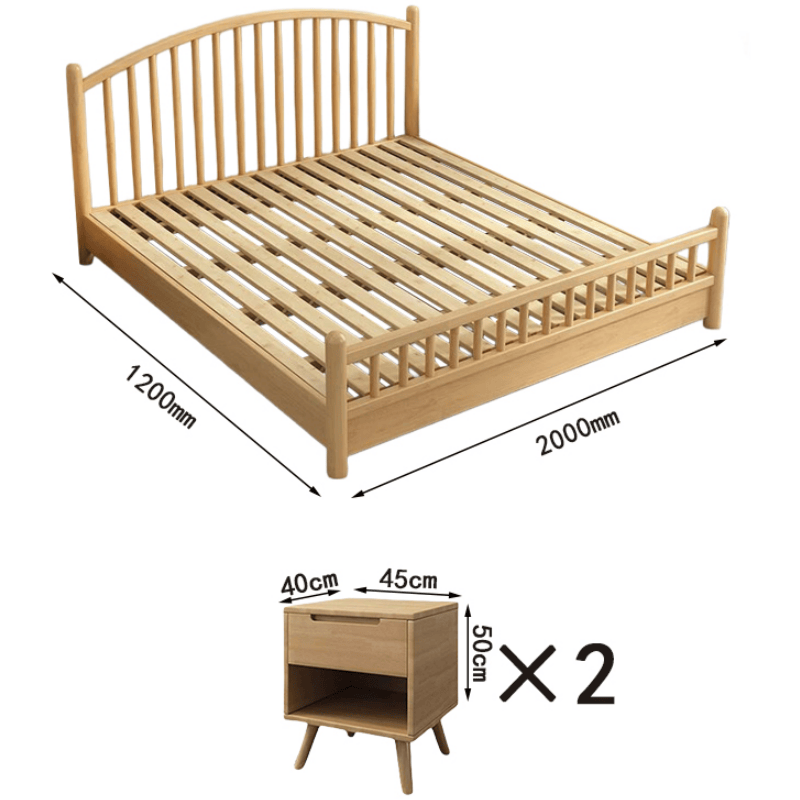 亿洛莱 床+床头柜 1200*2000mm 套高清大图