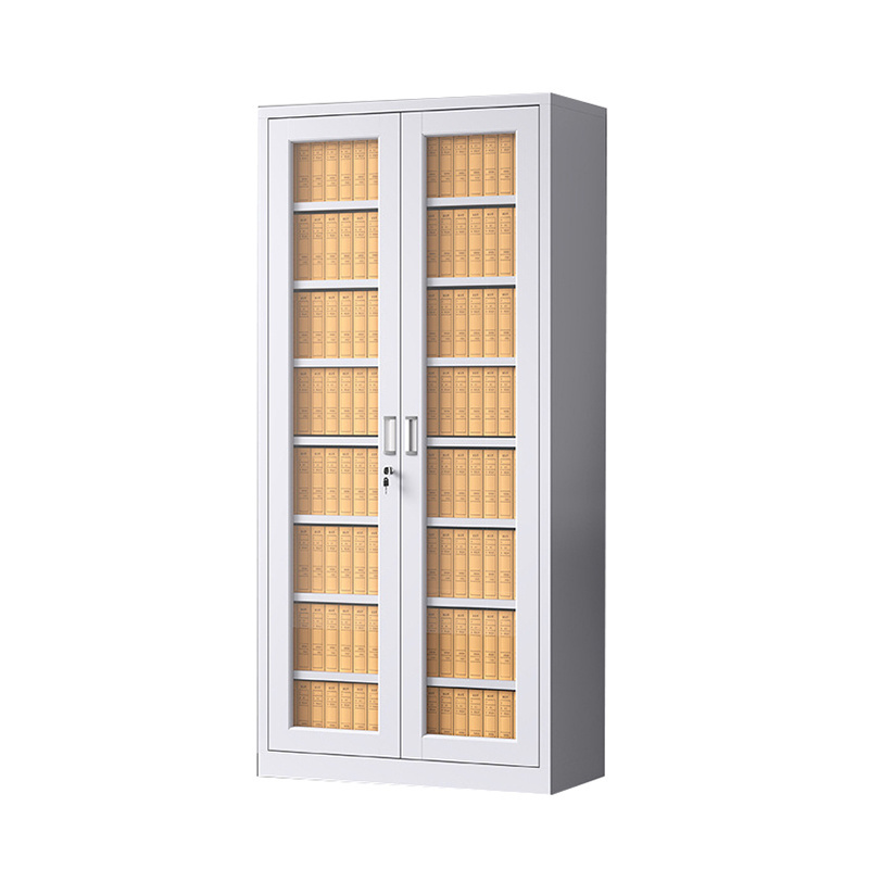 班龙文件柜通玻8层台高清大图