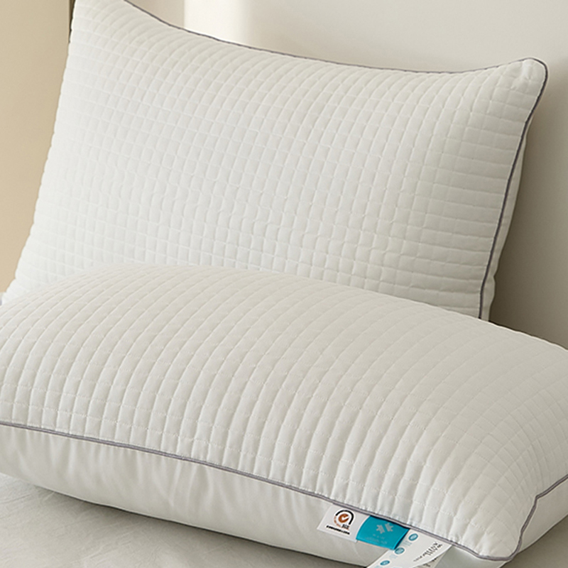 菲品欧造 枕芯 抑菌水洗 休闲款 47*73cm 卷筒包装 白色高清大图