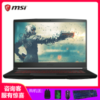 微星(msi)GF63 酷睿九代i5-9300H 8G 256G固态+1T GTX1650 4G独显 15.6英寸窄边设计游戏本高端商务本手提笔记本电脑 IPS屏 定制版