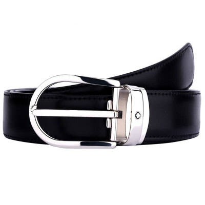 万宝龙(Montblanc) 男士经典系列椭圆形针扣皮带/腰带 38157/128135