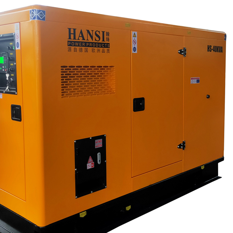 翰絲HS40KVA-ATS静音发电机常用功率30KW / 37.5KVA 380/220V 56A