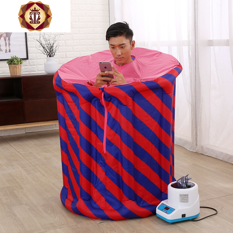 三维工匠家庭汗蒸房家用蒸汽桑拿浴箱成人折叠浴桶汗蒸箱熏蒸机排汗