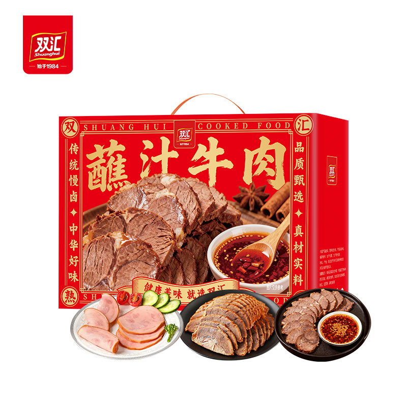 双汇熟食.酱卤牛肉香辣烤肉排1080g