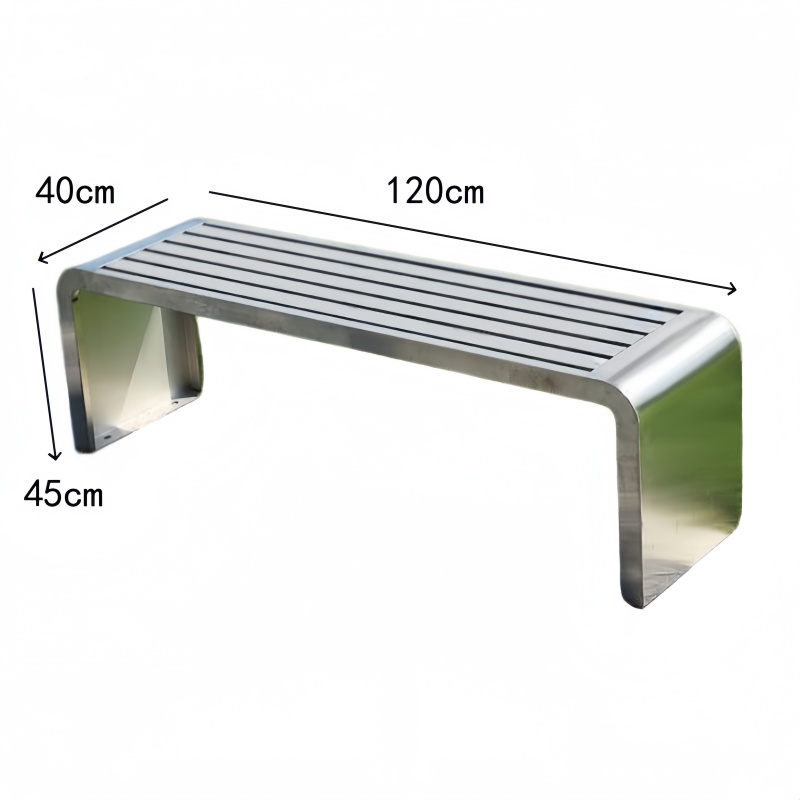 珂攸洋不锈钢长椅 120*40*45cm张
