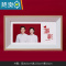 敬平放结婚登记照周年纪念大相框6寸diy定制作洗照片做成摆台相片打印 橡木白-样式5 10*5寸[可放6寸照片]