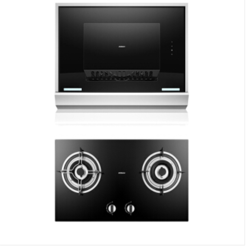 老板老板robam5108大吸力侧吸油烟机7b26聚中劲火家用双灶具燃气灶