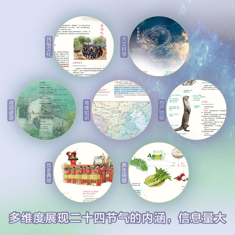 [醉染正版]二十四节气深阅读全4册JST给儿童的24节气故事书 6-9-12岁科普类百科全书 一二三年级课外书小学生少儿高清大图