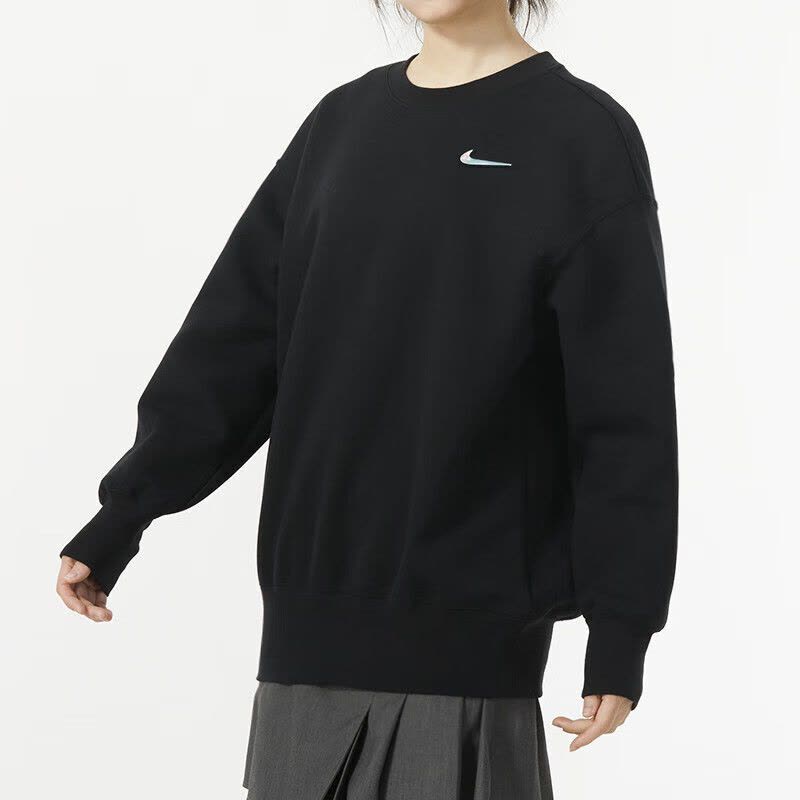 NIKE/耐克女装新款运动服训练休闲圆领卫衣套头衫 FZ6537-010 C图片