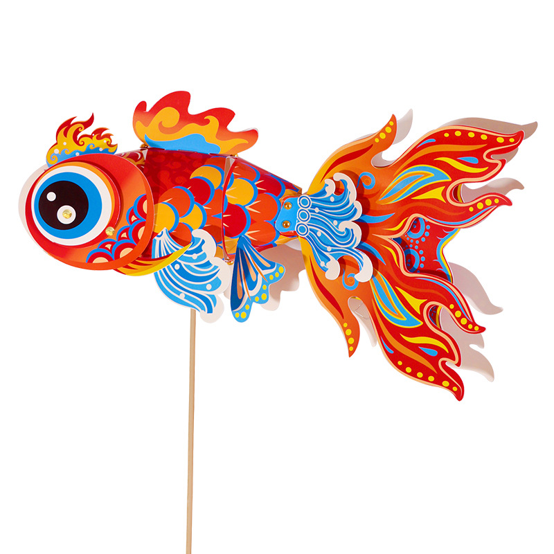 灯笼手工制作鱼灯非遗玲珑鲤鱼灯DL06005 祥瑞魚燈-錦鯉