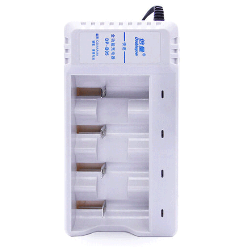 iDiskk 倍量 2号充电电池充电器套装配4节C型b05 可充1号5号7号可替代1.5v干电池lr14