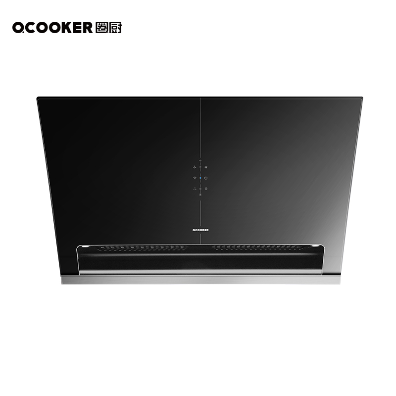 圈厨(QCOOKER)侧吸式吸抽油烟机爆炒21m³大吸力吸烟机智能热干洗米家APP联动 小米生态链CXW-268-S90