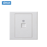 西蒙(simon) E3 插座开关插板86型开关插座面板 电话插座 单电话 雅白色