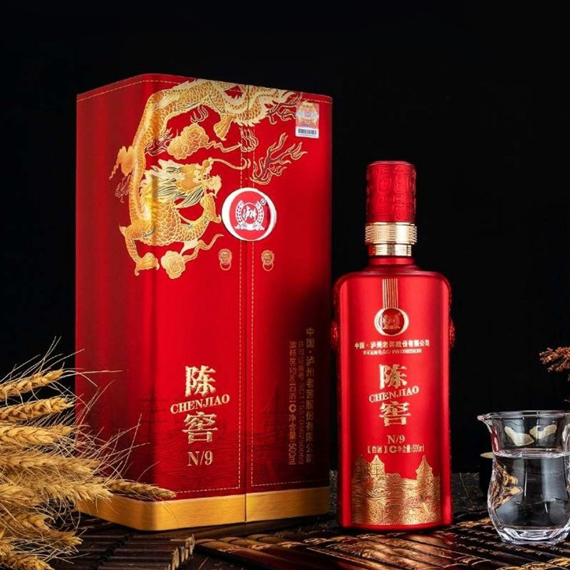 泸州老窖股份出品 陈窖n9 浓香型白酒 52度 500ml*6瓶 整箱装