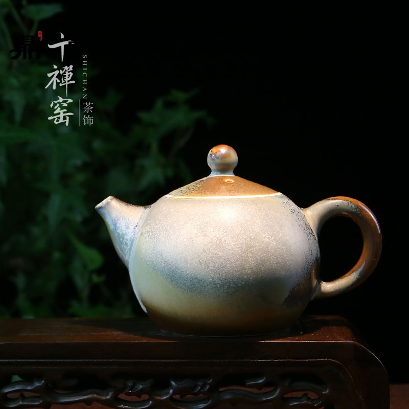 鼎亨 景德镇纯手工陶瓷壶 大号煮茶泡茶壶过滤泡茶器 功夫茶具