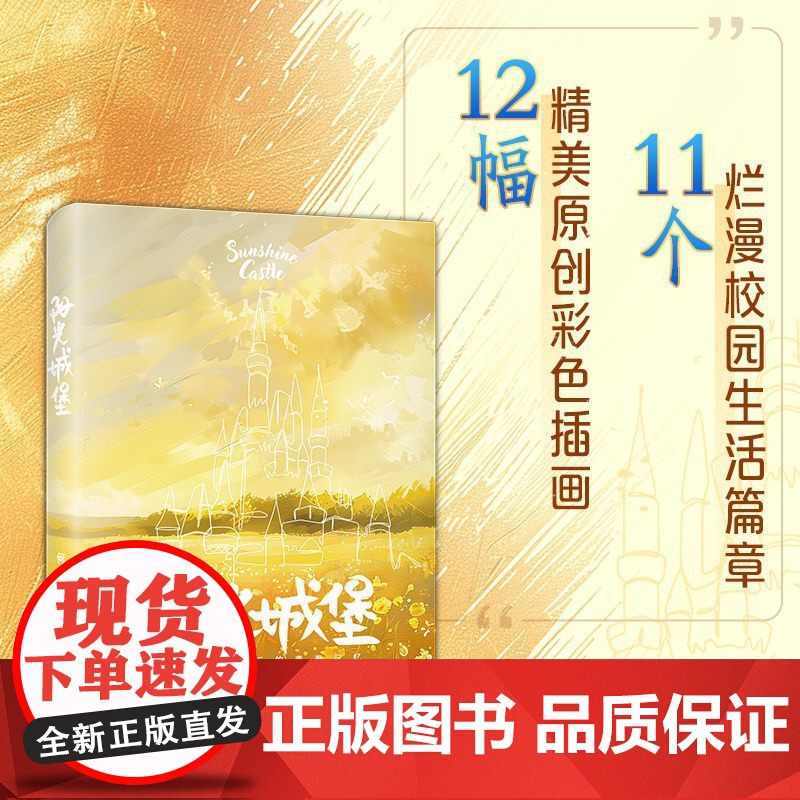 阳光城堡 校园青春文学情感与成长的故事 言情现代文学小说 高中生初中生课外书广东人民出版社高清大图