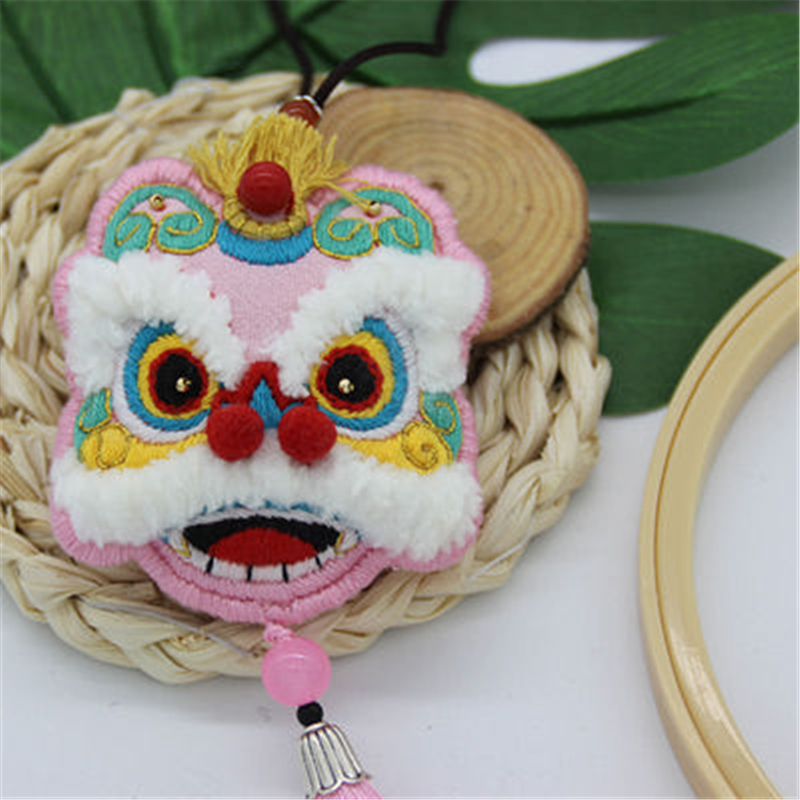 平安符手工刺绣diy自绣制作材料包*2个