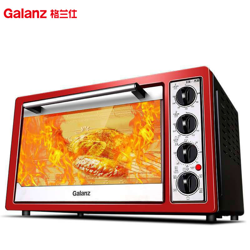 格兰仕(Galanz) 电烤箱K3 30L光波免预热 上下独立控温 带旋叉 3D热风循环 家用电烤箱