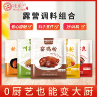 味乐香 调味料5袋组合装 叫花鸡粉+窑鸡粉+盐焗粉+新奥尔良蜜汁味+新奥尔良微辣味腌料组合