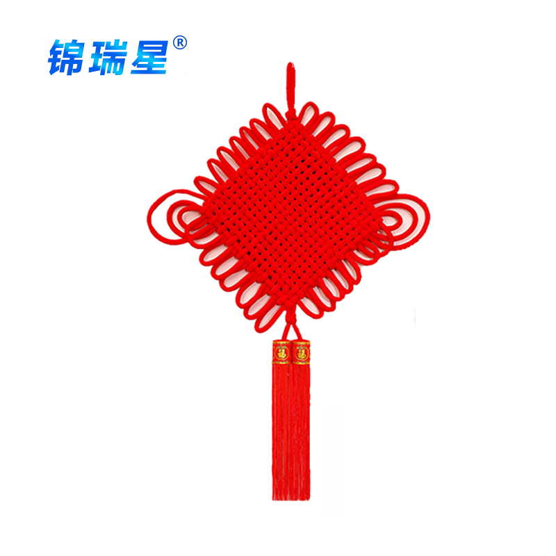 锦瑞星中国结挂件绒布2.0线12盘72*120/个高清大图