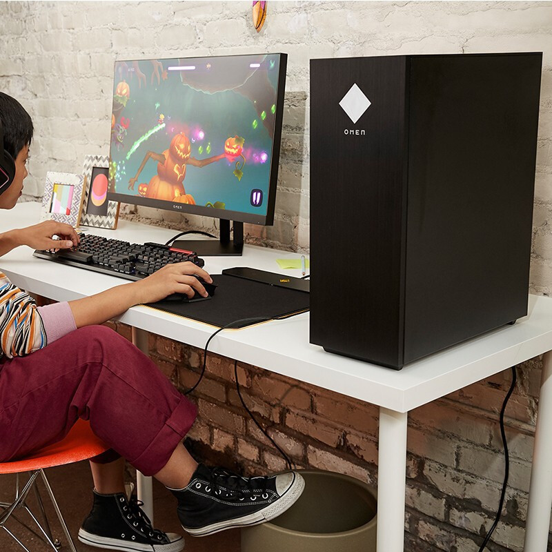 惠普(HP)暗影精灵6Pro全面版GT11-166rcn 游戏台式电脑主机(11代i7-11700F RTX3070 16G内存 512GSSD+1TB 8G独显)游戏电脑主机定制