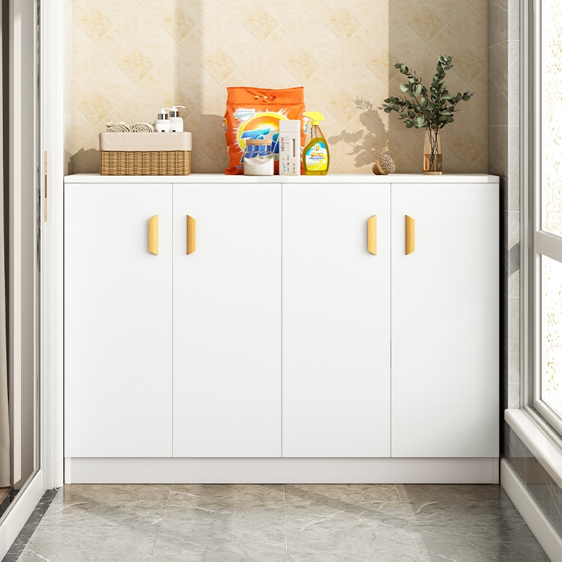 阳台储物柜大容量防晒杂物收纳置物柜符象落地式飘窗窗边矮柜地柜柜子