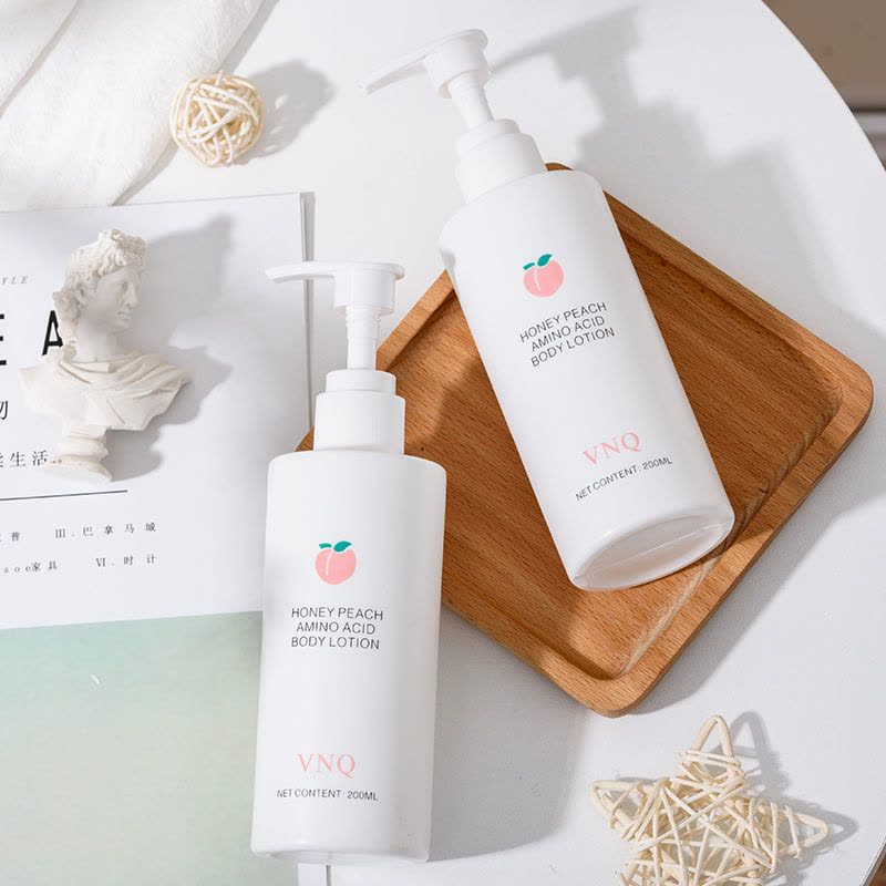 VNQ水蜜桃身体乳保湿滋润香体补水全身烟酰胺润肤乳学生护肤 [水蜜桃身体乳][200g]图片