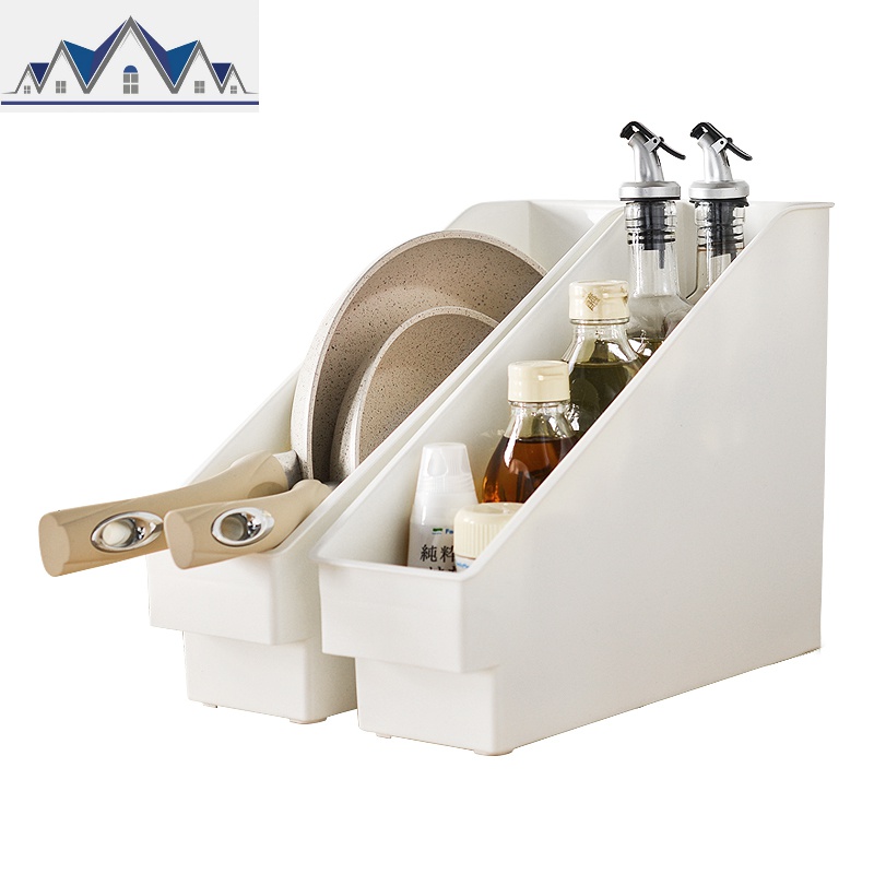 2个装多功能厨房厨具锅具收纳盒瓶罐大号储物架调料瓶塑料整理盒_685_16高清大图