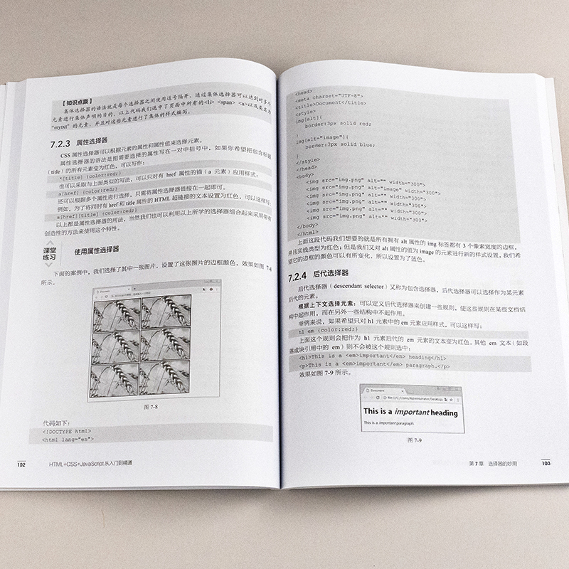 HTML+CSS+JavaScript从入门到精通 [正版]HTML+CSS+JavaScript从入门到精通 网页网站高清大图