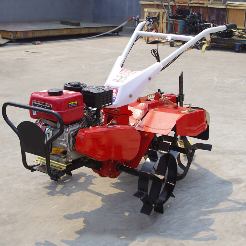 古达四驱微耕机自走式旋耕机汽油松土机柴油耕地机小型农机开沟起垄