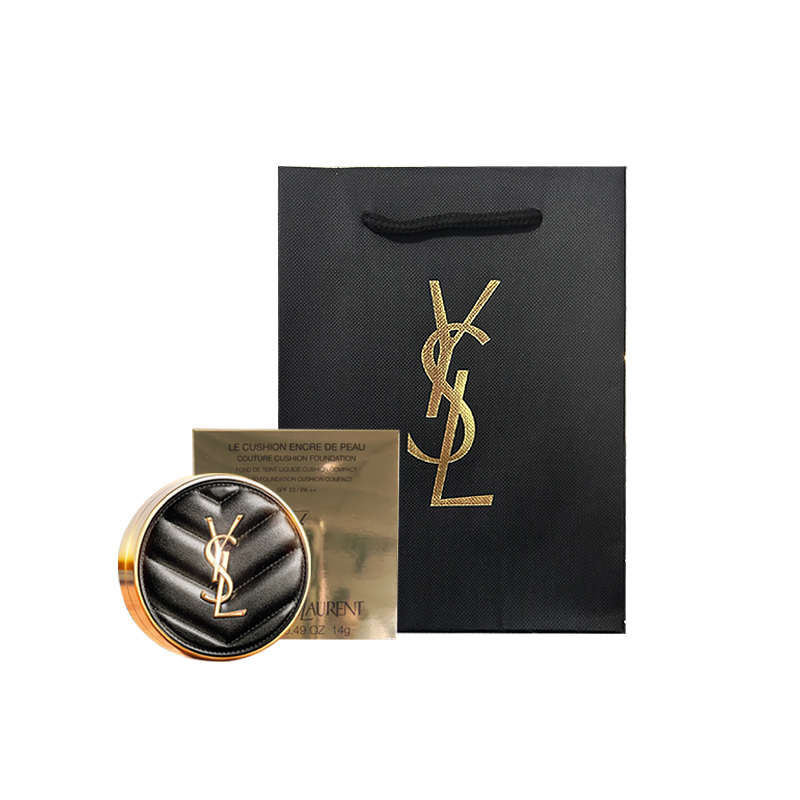 圣罗兰新明彩柔雾轻垫粉底液20 14g高清大图