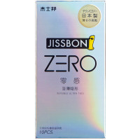 杰士邦(jissbon)ZERO零感至薄隐形超薄避孕10只装 灵感超薄安全套 成人计生情趣用品 避孕套 其他