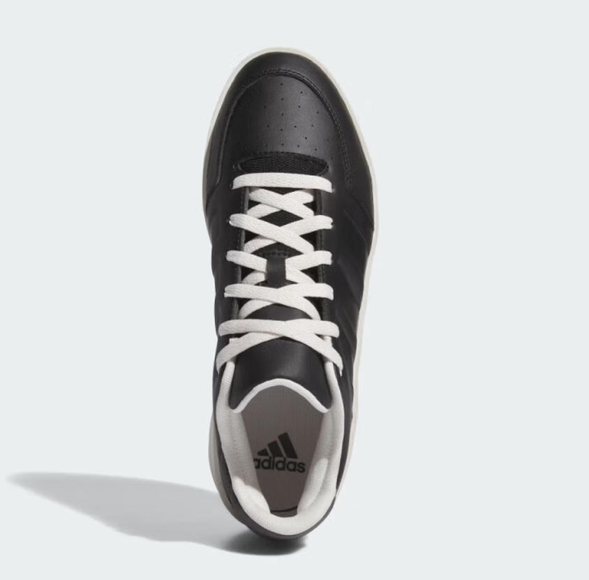 阿迪达斯adidas三叶草篮球鞋板鞋男女新款一号黑-碳黑-白高清大图