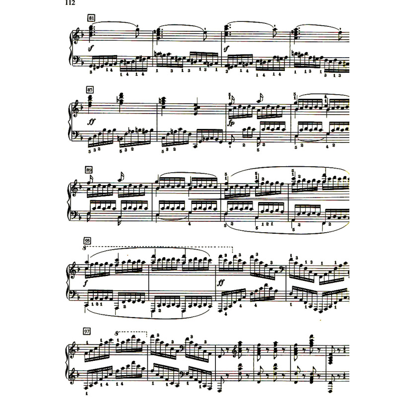 正版车尔尼钢琴快速练习曲作品299威拉德阿帕尔默图书籍上海音乐出版