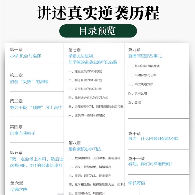 [正版] 2024新版杨自豪自学为王励志书籍 450到631的华丽逆学习法高中高考提分思路高一二三技巧方法拒绝迷高清大图