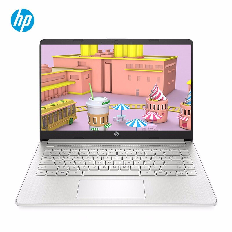 [2021新品]惠普(HP)星14S 青春版 FR1005AU 14.0英寸超轻薄笔记本电脑定制版(R3-5300U 16G 512G 高色域全面屏)静谧银