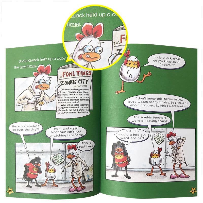 [正版]送音频Kung Pow Chicken宫保鸡丁5册英文原版Scholastic Branches学乐大树儿童桥梁图片