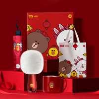 唱吧LINE FRIENDS G2新年音悦礼盒限量款话筒音箱一体麦克风蓝牙 全民K歌神器 外放麦克风话筒自带音箱