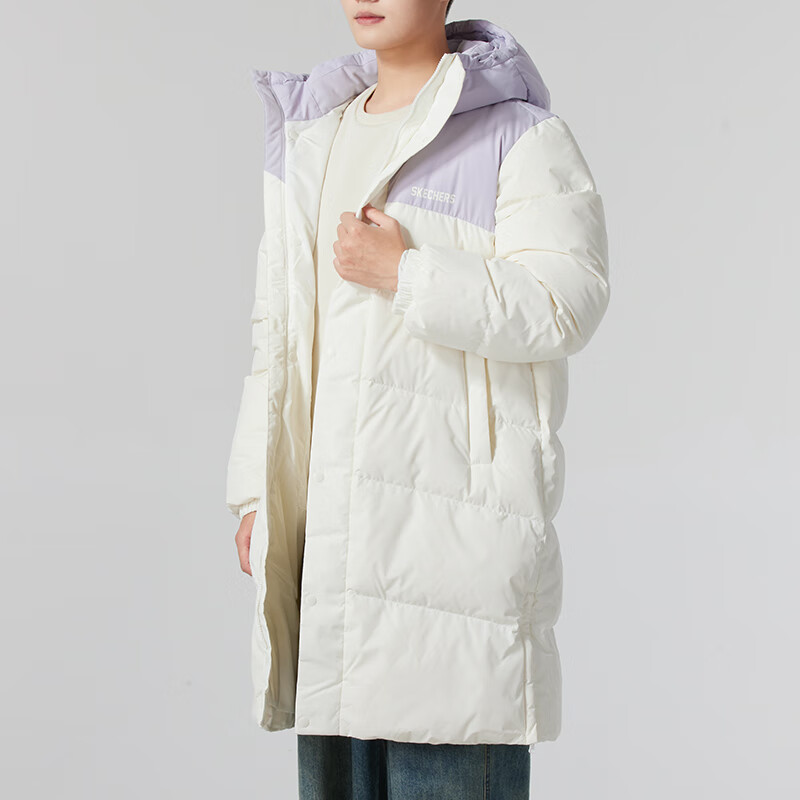 斯凯奇(SKECHERS)男装女装新款时尚潮流运动外套保暖舒适透气休闲羽绒服L424U184-0074 ZP高清大图
