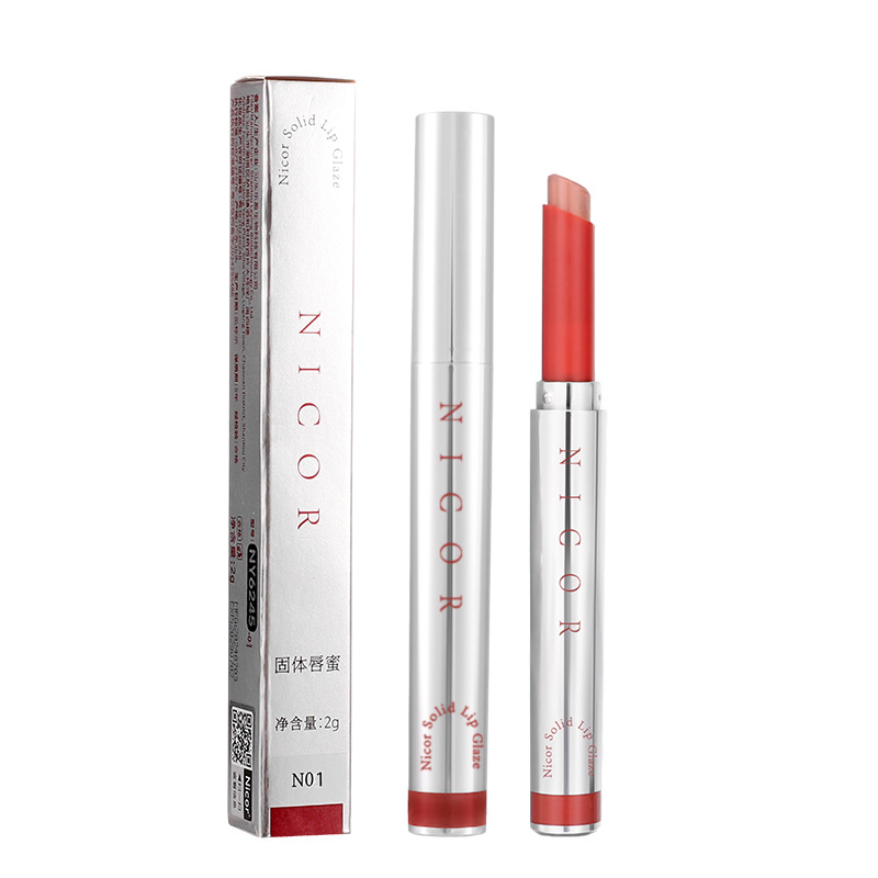 固体唇蜜嘟嘟唇水光唇釉滋润保湿口红水光唇蜜学生党彩妆Nicor·野红梨高清大图